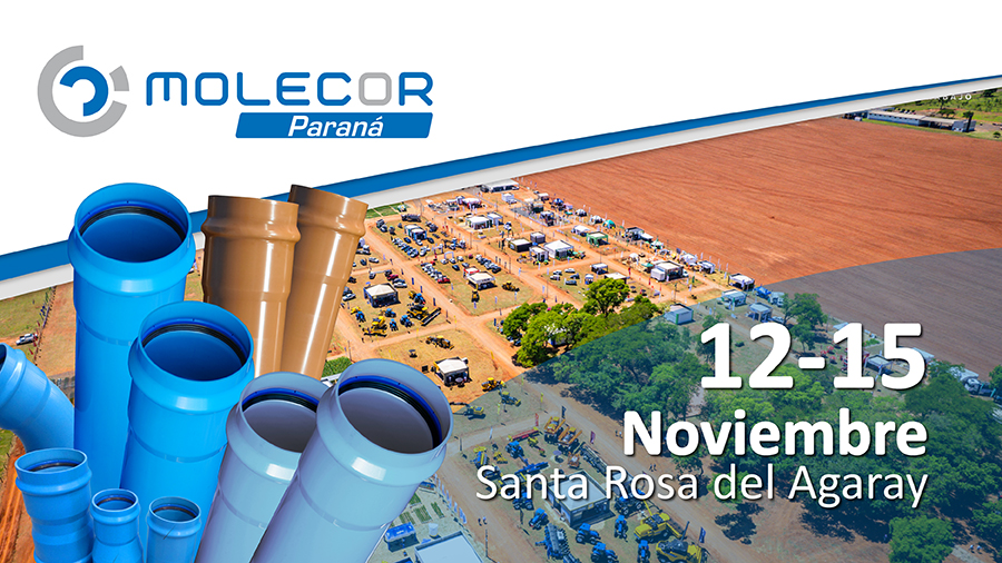 Molecor Paraná estrena stand en la Feria Agropecuaria de San Pedro