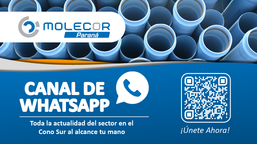 Molecor Paraná lanza su nuevo Canal de WhatsApp