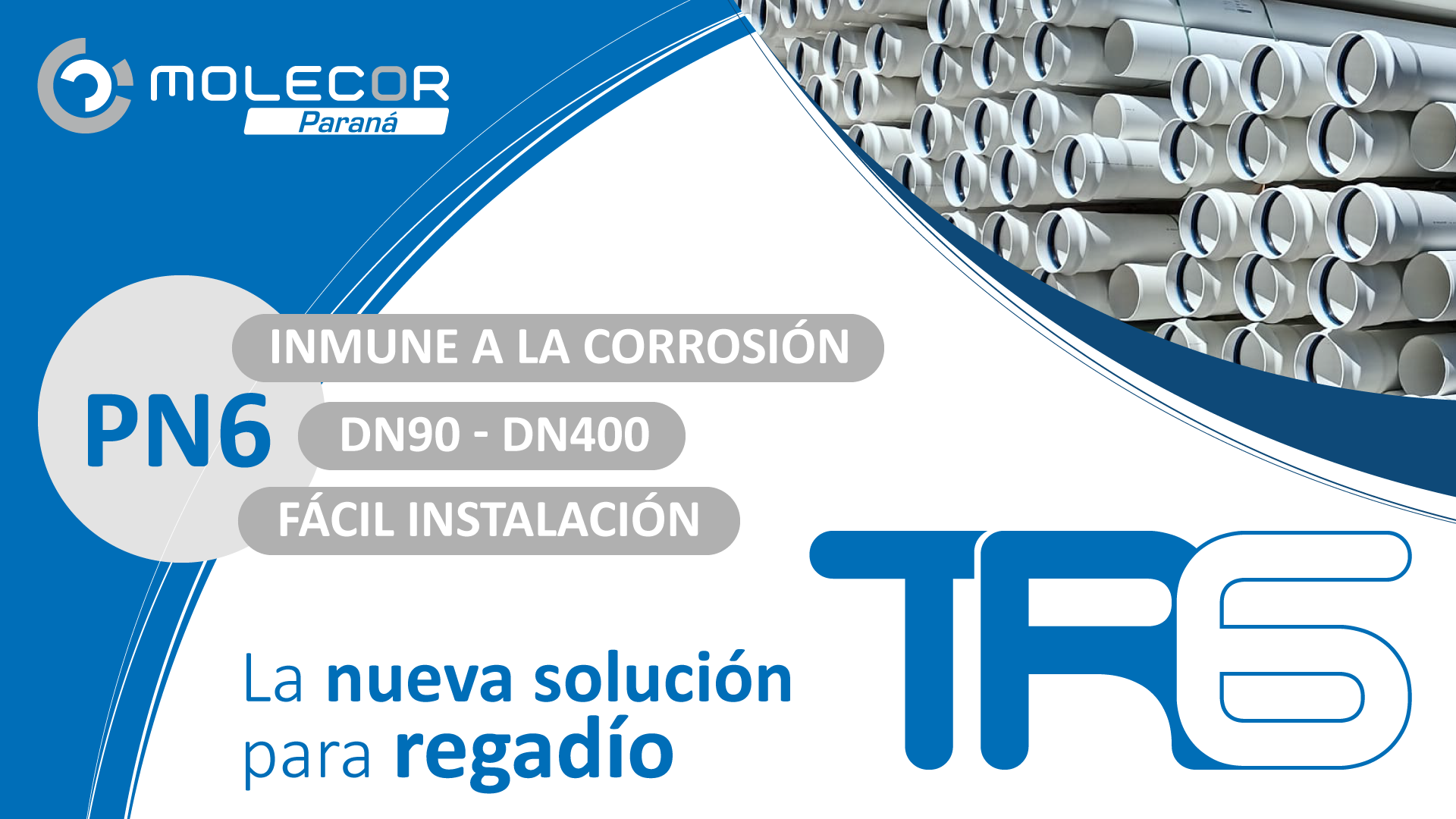 TR6, la nueva revolución en caños de riego