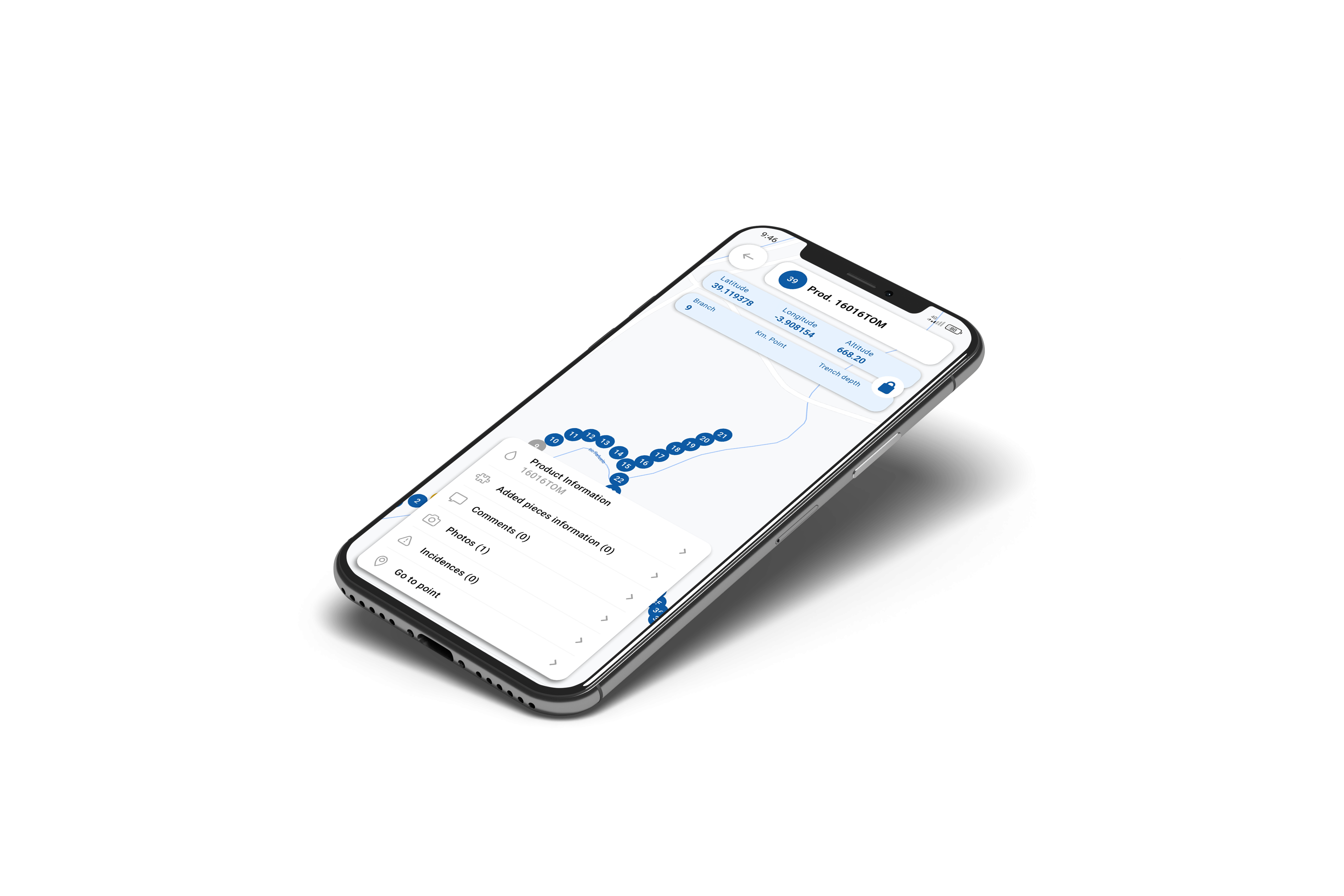 Tecnología verde con digitalización. geoTOM, app para geolocalizar caños enterrados y digitalizar redes