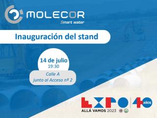 Molecor Paraná en Mariano Roque Alonso Molecor Paraná inaugura su stand en la 40 Exposición de Mariano Roque Alonso