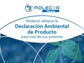Tres de los productos estrella de Molecor Paraná reciben la Declaración Ambiental de Producto