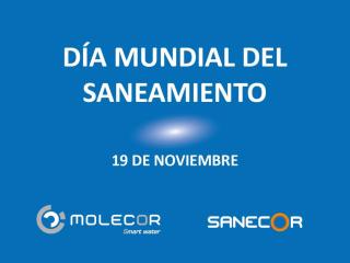 Día Mundial del Saneamiento. El propósito de Molecor: mejorar la calidad de vida de las personas poniendo agua asequible a su alcance Día Mundial del Saneamiento. El propósito de Molecor: mejorar la calidad de vida de las personas poniendo agua asequible a su alcance