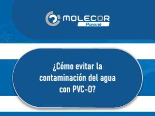 ¿Cómo evitar la contaminación del agua con PVC-O?
